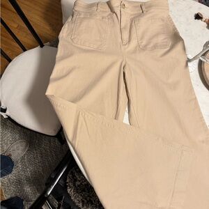 LOFT Beige Casual Pants